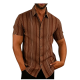 Men's Luxury Casual Linen Short-Sleeve Shirt