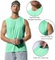 Men's Workout Tank Top Dry Fit UPF 50 Sleeveless Muscle Tee Shirts for Swim, Running, Hiking, Beach